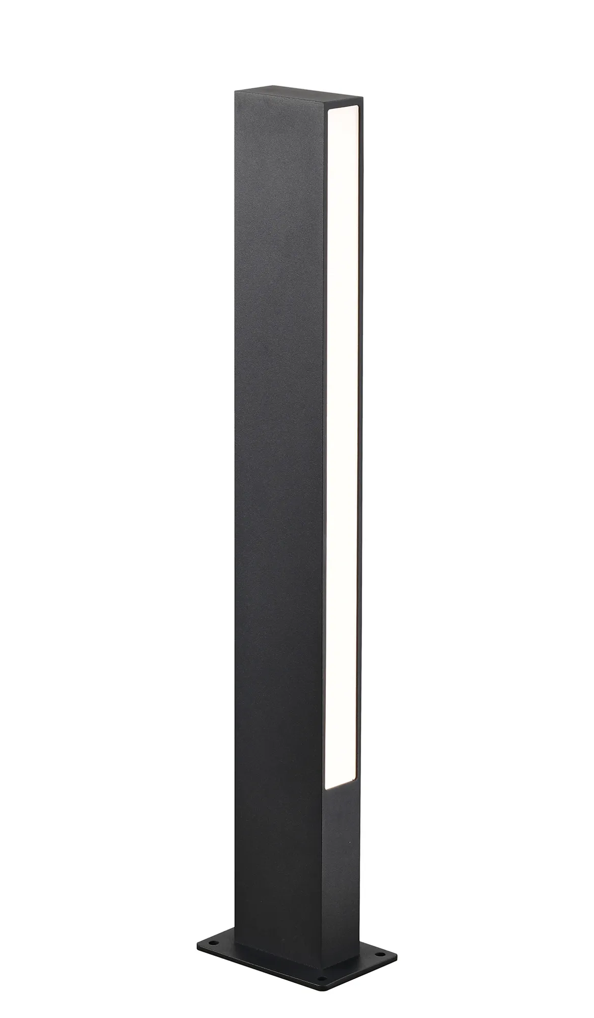 M9158  Lotus 60cm Bollard 10W LED 3000K IP65 Black